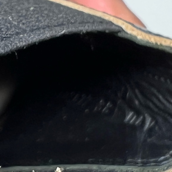 GUCCI Womens Cordovan Lux Leather Ankle Boot Black Size 38 EU - Picture 15 of 17